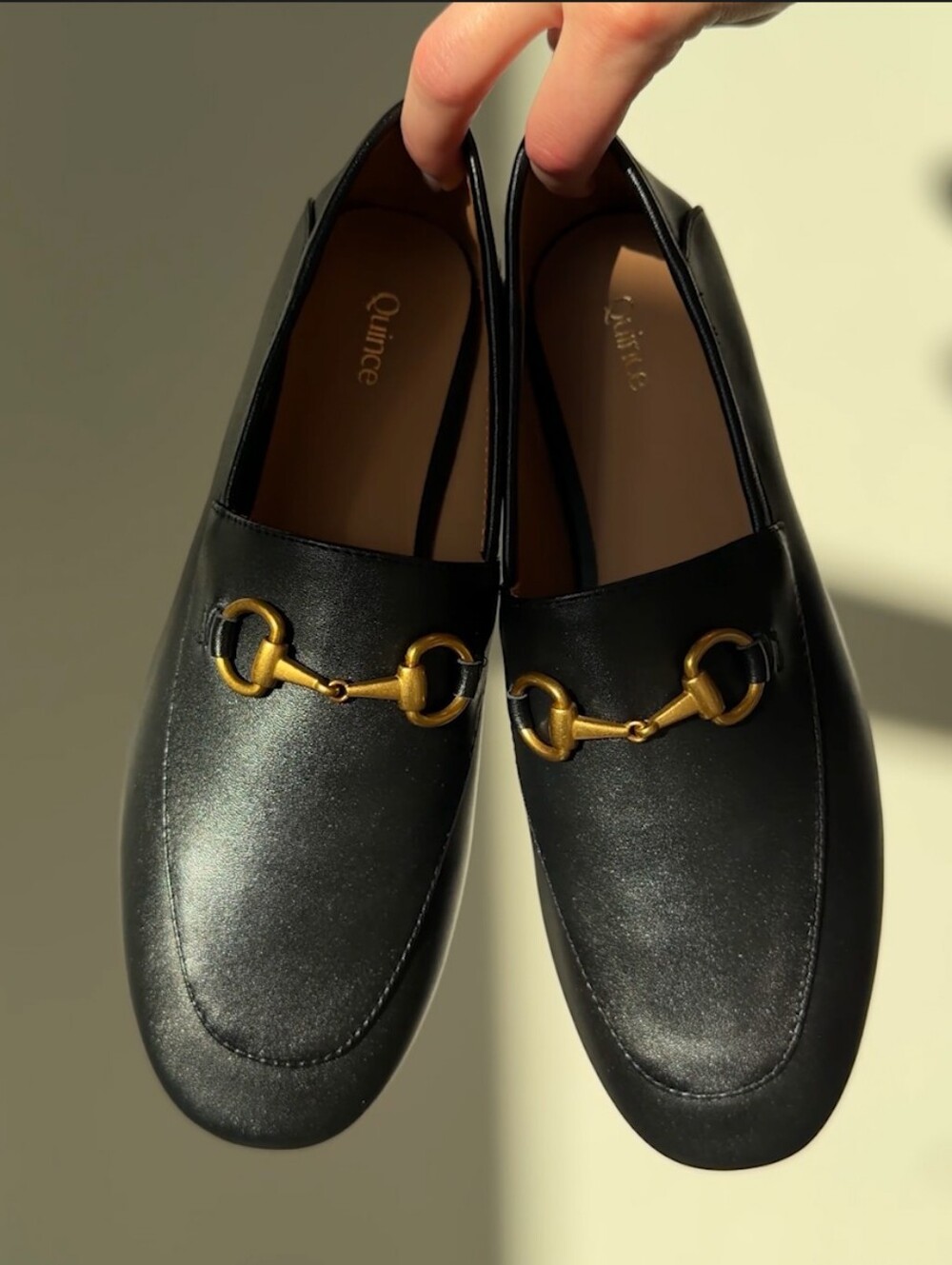 Quince Italian Leather Horsebit Loafer - Black Leather, Size 8